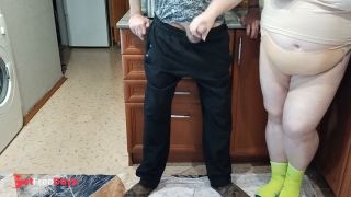 [GetFreeDays.com] dick jerking in the kitchen and cum in mother-in-laws mouth Porn Stream January 2023-5