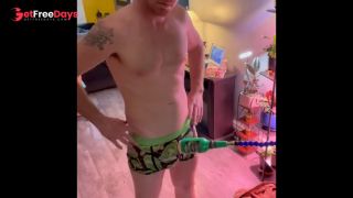Sexy ginger construction worker enjoy your pocket puss trap at lunch. Fit redhead big dick cum shot-2