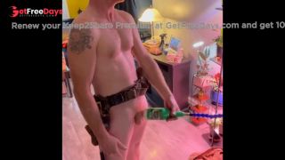 Sexy ginger construction worker enjoy your pocket puss trap at lunch. Fit redhead big dick cum shot-8