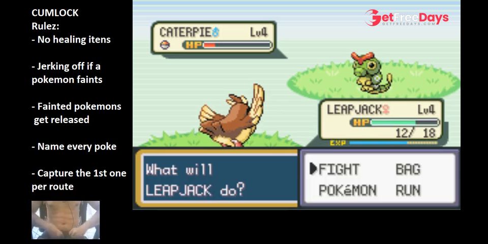 CUMLOCK CHALLANGE - POKEMON LEAF GREEN  PART 2