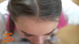 Stepsisterschoolgirl Loves To Suck Dick And Fuck While Her Parents Are.-3