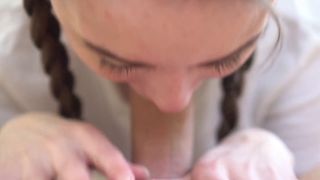 Stepsisterschoolgirl Loves To Suck Dick And Fuck While Her Parents Are.-5