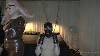 free xxx video 2 Onlyfans - Miss Kim Rub - Rubber Pants 1 - HD 720p, slave gay control bdsm on bdsm porn -5