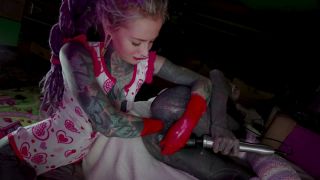 New 2020 Anuskatzz – Tattoo couple latex gloves anal fisting | small tits | teen femdom chastity-8