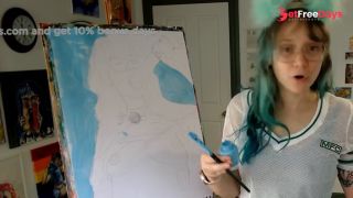 [GetFreeDays.com] A very naughty self portrait painting Sex Clip January 2023-2