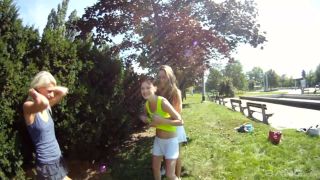 Sara Coul Has An Outdoor Lesbian Orgy Lesbian!-9