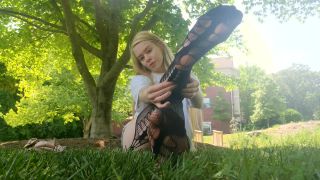 OGFeet - Sativa Skies - Outdoor Fish Net Foot!-7