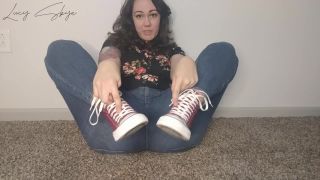 xxx clip 9 Lucy Skye – Slut for Chucks, femdom butt plug on fetish porn -5
