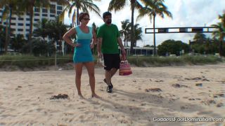 GoddessFootDomination com SD & HD Brianna - A Day In The Life How To Be A Goddesss Beach Chair-0