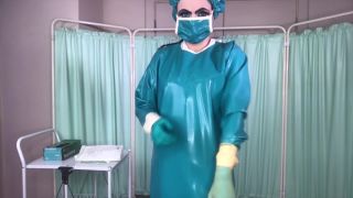 Haus of Poison - Latex Surgeon Gowning & Double Gloving - latex - femdom porn looner fetish-7