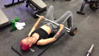 M@nyV1ds - AriaBaker - Workout at the Gym-1