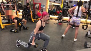 M@nyV1ds - AriaBaker - Workout at the Gym-4