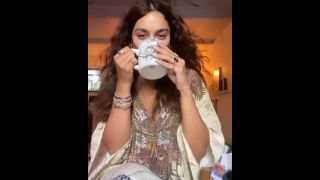 Vanessa sipping a coffee-1