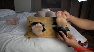 TicklingGirlsVideos - Hyper ticklish Monica on her first time.-3