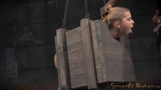 Little Alina West Blindfolded Bound In A Box And Fucked H...-2