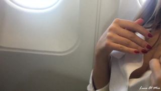 LucaWMia - We Fuck on the Plane ¡ very Risky Facial -8