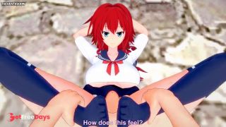 [GetFreeDays.com] Rias Gremory from Highschool DxD Gives You A Footjob Hentai POV Adult Film June 2023-2