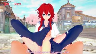 [GetFreeDays.com] Rias Gremory from Highschool DxD Gives You A Footjob Hentai POV Adult Film June 2023-7