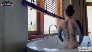 Marseline Top Masturbation In The Bathtub _ 2 In One + Bonus _ NIGONIKA.-6