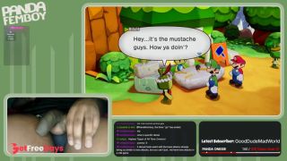 [GetFreeDays.com] PandaFemboy Plays Mario and Luigi Brothership Part 5 Adult Video May 2023-8