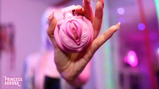 Princess Aurora - Chastity plap - along - Humiliating JOI - Femdom pov-9