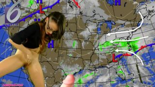 Self fisting the weather lady Adalyn - Fisting-5