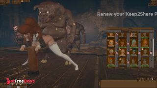 huge pig monster with big dick fucks tight hole of girl-1
