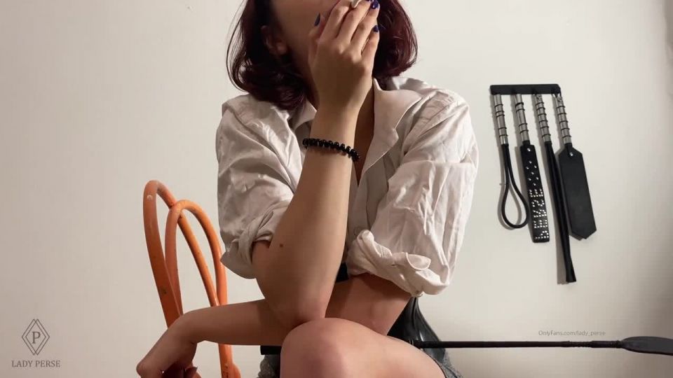 Fetish porn   Father Lady Perse - I Will Burn Your Balls With Cig And Beat Them Badly - Fetish 