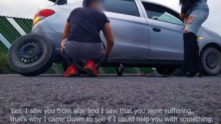 Video We Fucked In The Car Like Crazy And As a Thank You For Fixing...-1