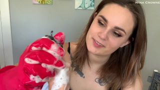 adult video 34 Nina Crowne - Soapy Gloved Handjob and Sounding, breeding fetish on fetish porn -3