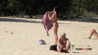 Group sex at naturist strand Nudism!-2