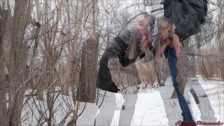 Teen Girl Was Fucked By Stranger In A Winter Parks - Russian-6