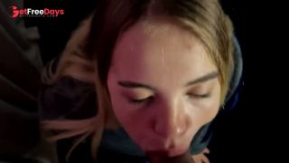 The skinniest 18 year old girl loves my cum, she swallows it all after fucking me-3