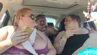 Drive Thru Run- 3 Fatties Eating in the BBW!-7