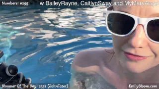 Emily Bloom EmilyBloom 2025-03-09 -  Pool party with BaileyRayne, CaitlynSway, and MyMaryAngel-6