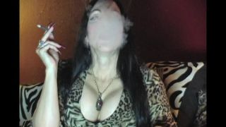 Smoking On Human Ottoman..-5