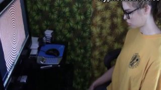 BDSM porn fetish Hypnotizedhotties – Nerd Candle Mind Controlled into Getting Naked & Housework  -1