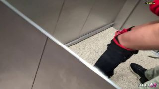 Sexy German MILF Gets Risky Foursome in Elevator FullHD-0