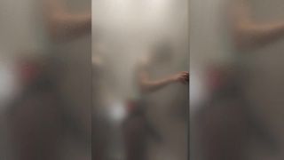 Lilimini - She fucked him in the shower by surprise (Strapon)-9