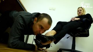 Czech SolesFemdom Boss Turns Robber Into Shoe Licking Foot Slave (Foot Domination, Shoe Worship, Foot Worship) - 1080p-2