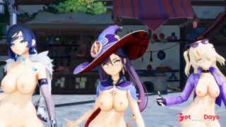 4k mmd Genshin dance-4