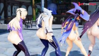 4k mmd Genshin dance-5
