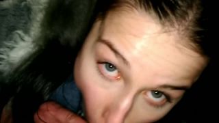 Laruna Mave in 018 POV Public Blowjob – Cute Sluty Teen and her Deep Throat at Roadside public -5