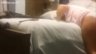 [HotSpanker.com] jeans fetish Hijo castiga asu madre por salir con hombres, mother spanking on old/young-5
