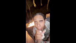 Jaaden kyrelle  onlyfans Jaaden kyrelle Bonfire Blowjob Video-1