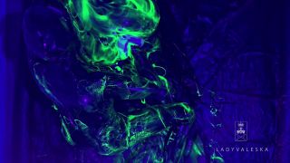 Lady Valeska - Rubber Double Fisting With Uv Slime - Rubber double-7