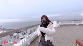 Japanese couple gets fucked and creampied from behind after titjob and blowjob-2