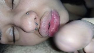 kingofnaughtiness6 - daddy cum very on the my big lips,i ate all your sperm swallowing-1