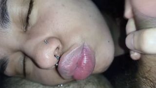 kingofnaughtiness6 - daddy cum very on the my big lips,i ate all your sperm swallowing-8