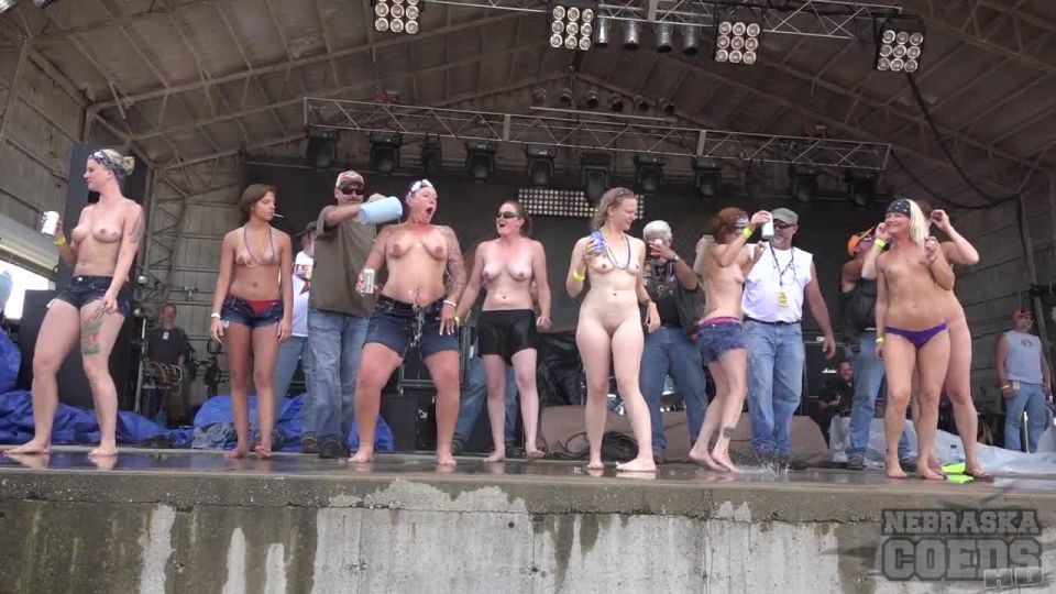 Fully Nude Biker Chick Contest 2nd Day Abate Iowa 2016 SmallTits